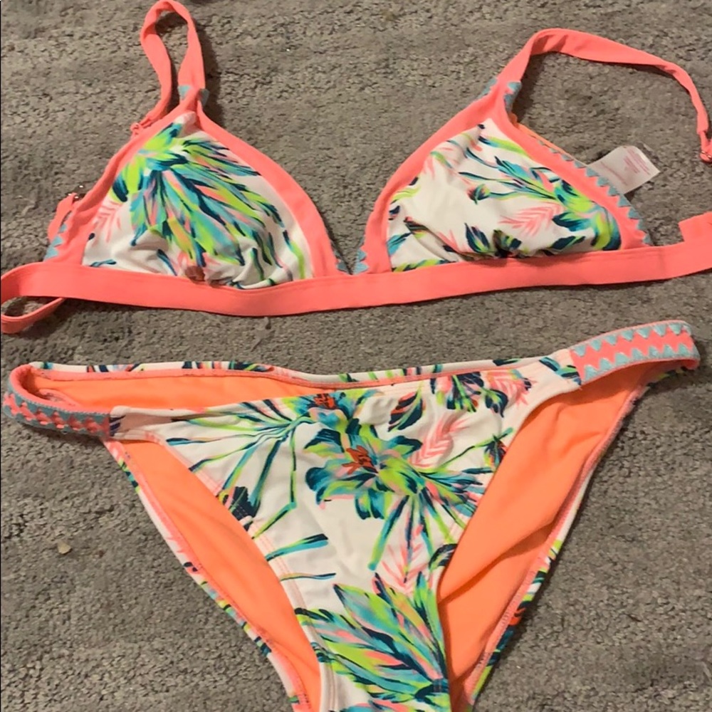 tropical bikini set